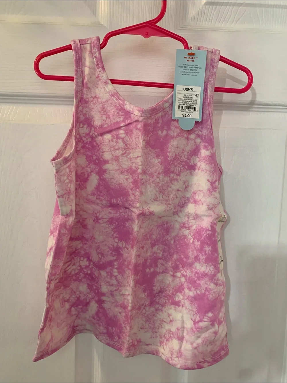 Cat & Jack NWT’s BUNDLE of 2 small 6/7 tank tops